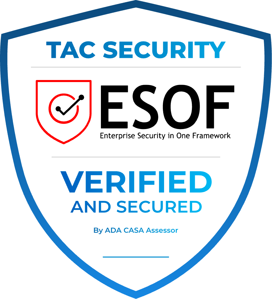 Badge ESOF - audit CASA Tier 2 par TAC Security